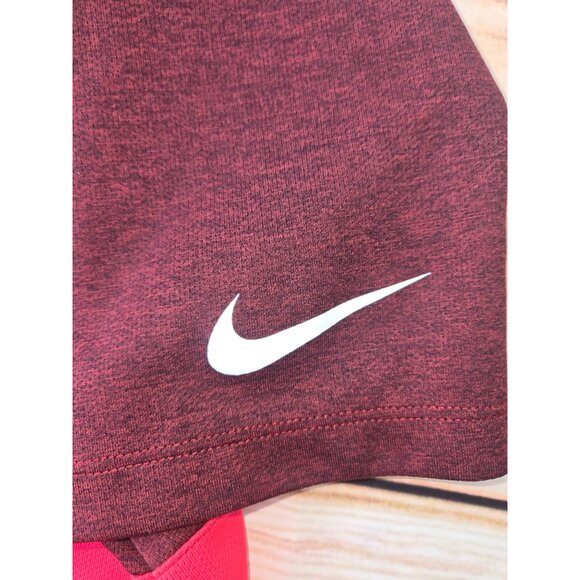 Nike Dri-Fit Golf Standard Fit Mens Polo XL Burgundy & Red Colorblock - Picture 7 of 8